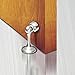 2 Pack Magnetic Door Stop Stainless Steel - 3 Inch Magnetic Door Stopper with Catch (2 pack) -- HEAVY DUTY AND TOUGH!!!