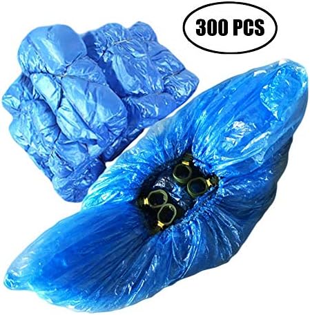AYCYNI 3 Pack Disposable Shoe Covers Round Specification Made PE Waterproof Non-Slip Suitable for Automatic Shoe Cover Dispenser