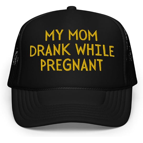 RIVEMUG 'Dump Him' Embroidered Trucker Hat - Foam Front Adjustable Snapback Cap With Mesh Back - View #3