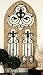 Deco 79 Wood Metal Wall Decor, 50 by 24-Inch,Brown