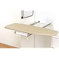 HIDE AWAY IRONING BOARDS Foldable Rotated Ironing Board Closet Pull-Out Stow Away in The Cabinet Ironing Station for Home, Apartment, Beige