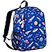 Wildkin Kids 15 Inch Specialty Backpack for Boys and Girls, Perfect Size for Preschool, Kindergarten and Elementary School, 600-Denier Polyester Fabric Backpacks, Olive Kids (Out of this World)
