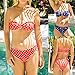 Bikini Sale! Two Piece Push-Up Swimming Beachwear 2020 New Printed Swimsuit for Womens Redthumb 2