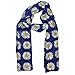 LUNIWEI Womens Daisy Flower Print Soft Scarves (Blue)