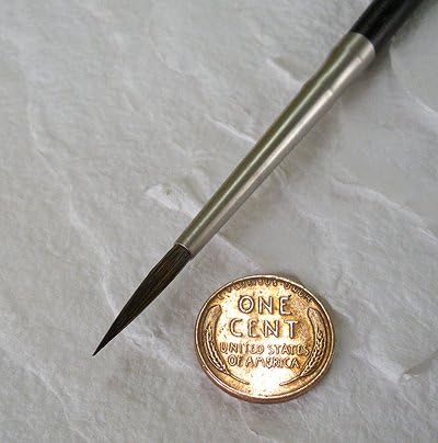 Arches Petit Gris Pure Squirrel Brushes - Pointed Round - Size 4