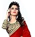 OOMPH! Women's Sarees Chiffon Printed Blouse & Border