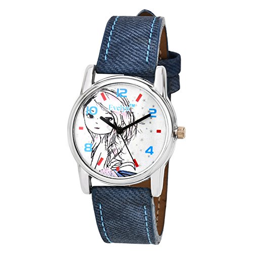 Evelyn Analogue White Dial Women's Watch -Eve-492