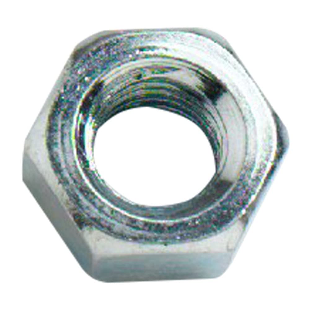 Merriway BH02530 (15 Pcs) Steel Hex Nut, Bright Zinc Plated 1/4 inch - Pack of 15 Pieces