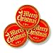 Merry Christmas Stickers Seals Labels - (Pack of 120) 2