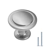 LIZAVO Brushed Satin Nickel Kitchen Cabinet Knobs