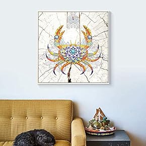 Floating Framed Canvas Wall Art for Living Room, Bedroom Wooden Background Animal Canvas Prints for Home Decoration Ready to Hang - 16x16 inches