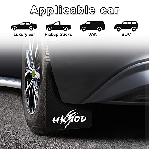 Car Mud Flaps Universal Mud Guard with Positioning Plate, Punch Tool