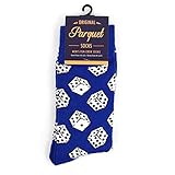 Parquet Men's Novelty Fun Crew Socks for Dress