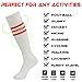 Lucky Commerce Unisex Men's Women's Knee High Solid Sport Soccer Football Socks 10/4/2 Pairs