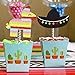 Big Dot of Happiness Let's Fiesta - Paper Straw Decor - Mexican Fiesta Party Striped Decorative Straws - Set of 24