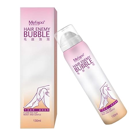 Mefapo Depilatory Bubble Smooth Body Hair Removal Spray Wipe