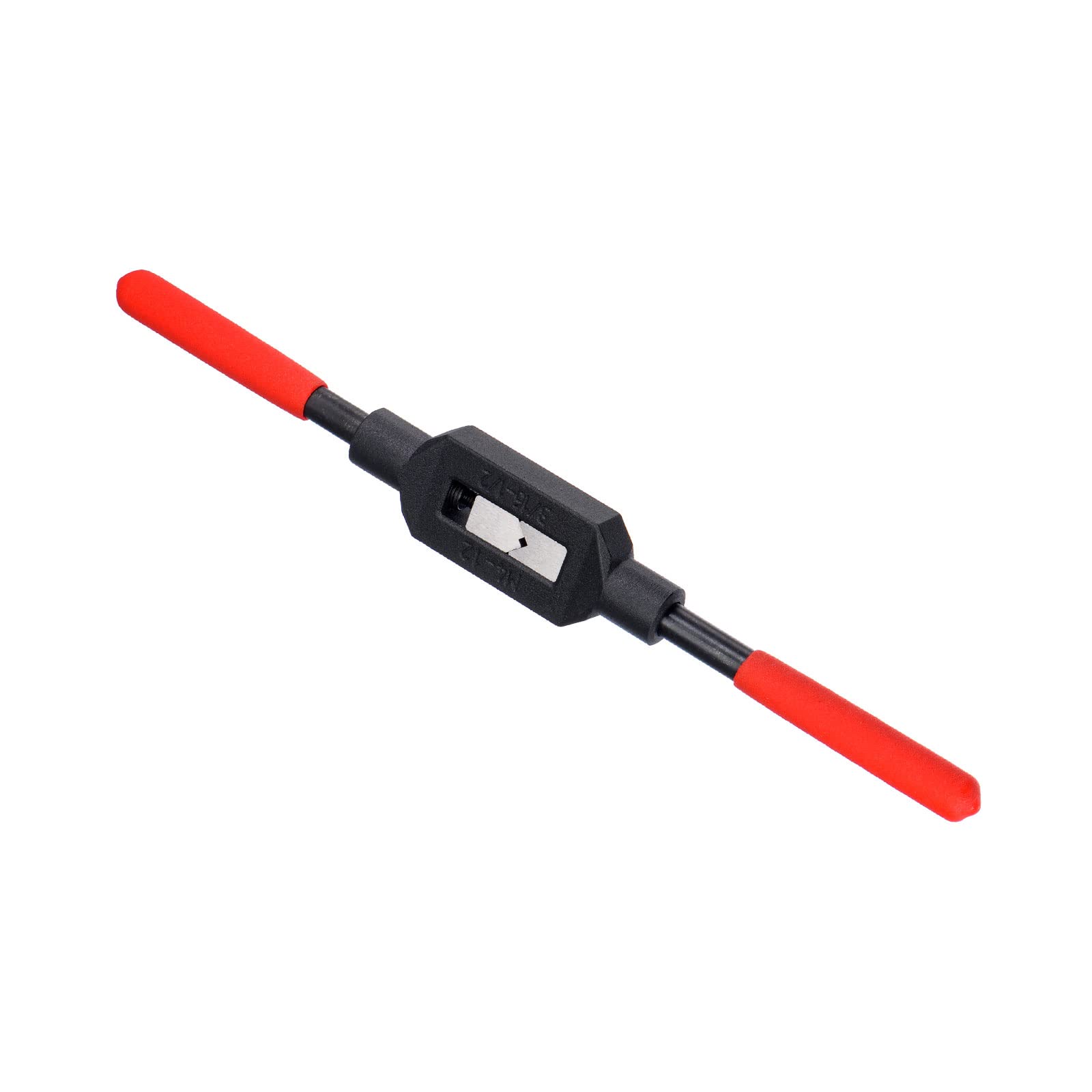 CoCud Tap Wrench Handle, Fit M4-M12 3/16"-1/2" Taps Size, Carbon Steel Plastic Adjustable Wrench Reamer Tapping Hand Tools - (Applications: for Tapping Operations), 1-Pieces