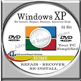 WINDOWS XP SYSTEM REPAIR & RE-INSTALL 32 Bit BOOT DISK: Repair & Re-install Windows XP HOME (Repair-Restore-Reinstall)