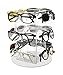 Marketing Holders Rotating Eyewear Holder Countertop Display Stand Holds 12 Pairs of Sunglasses or Eyeglasses Clear Acrylic with White Base for Pharmacies Optical and Department Stores