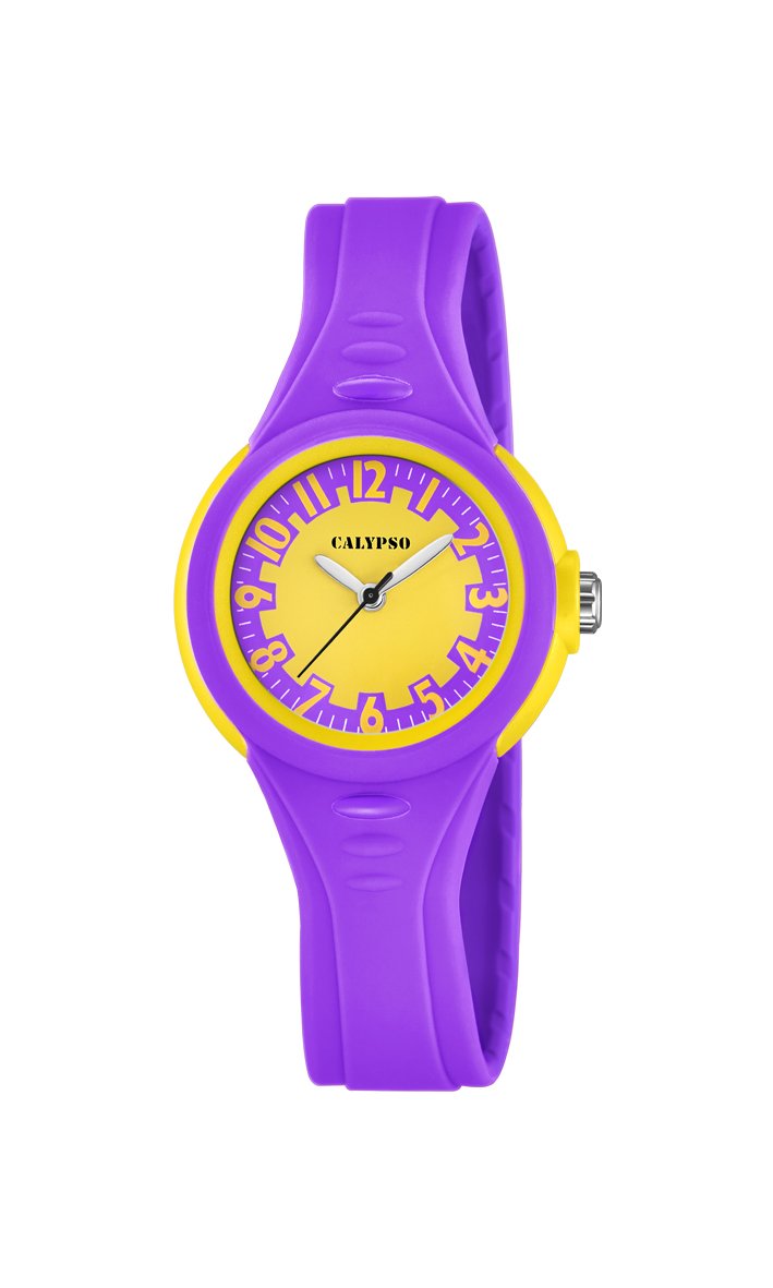 Calypso Girls Analogue Classic Quartz Watch with Plastic Strap K5686/6