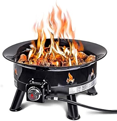 Outland Firebowl 883 Mega Outdoor Propane Gas Fire Pit With Uv And