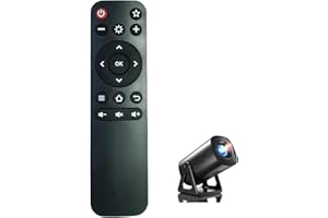 RUOYINKE Remote Control Compatible for ClokoWe T800 Mini Projector, Home Projector