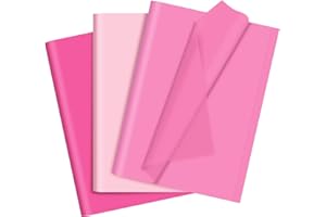 SADAUNBE 60 Sheets Tissue Paper for Gift Bags, Mixed Pink Wrapping Tissue Paper Bulk for Decoration DIY Art Crafts Birthday Wedding Packaging, 14 X 20 Inches