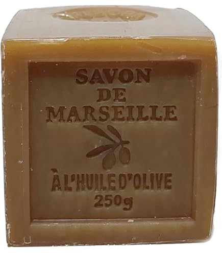 Maison Du Savon De Marseille French Soap Set | 3 Verbena Scented Bars With Organic Shea Butter, 125g Each