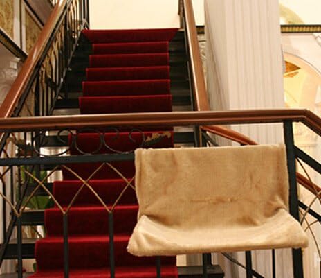 PETBON Cat Bed Cat Hanging Hammock Radiator Cat Bed Beige