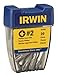 Irwin 357320#2 Phillips Bit Tip, 20 Pack primary