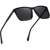 DUCO Sunglasses Men Polarized UV400 Protection Mens Sun Glasses Fashion Trendy Retro Square Lenses Shades Acetate Frame1235