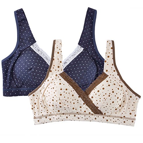 Colrovie Women's Wrap Maternity Nursing Bra Sleeping bralette for