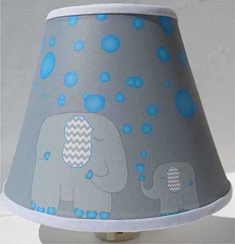 Elephant Night Lights with Blue Bubbles/Jungle Safari Elephant Wall Decor
