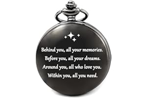 levonta College Graduation Gifts for Him 2024, Graduation Party Supplies Decorations, Engraved Pocket Watch for Graduates