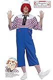 Raggedy Andy Costume - Standard - Chest Size 33-45