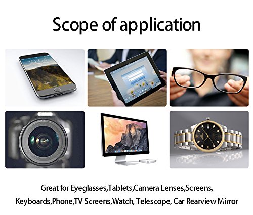 image for VISUMALL Lens Cleaning Wipes, Pre Moistened Cleansing Cloths Great for