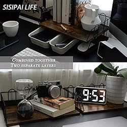 Desk Organizers, File Organizer for Desk, Wood