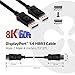 Club3D CAC-1066 DisplayPort to DisplayPort 1.4/HBR3 Cable DP 1.4 8K 60Hz 4m/13.12', Black