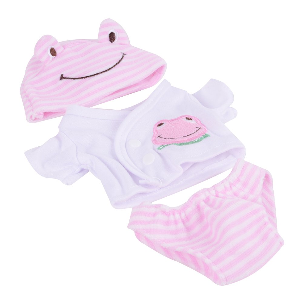 ixaer Reborn Dolls-12 inch Reborn Baby Doll Soft Vinyl Silicone Lifelike Sound Laugh Cry Newborn Baby Toy for Boys Girls Christmas Gift (Green, Pink, Yellow) (Pink)