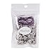 HanYan Bead Caps Metal Spacers Silver 80 Grams 6-8 mm 200+ Pcs Mixed Bead Caps for Jewelry Making¡­