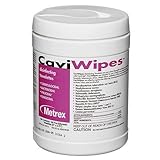 Metrex CaviWipes Towelettes, Large, Case of 12 Canisters - 13-1100