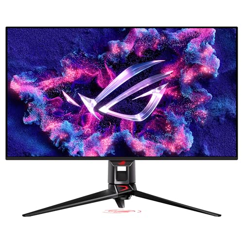ROG Swift OLED PG32UCDMZ Monitor Gaming de 32" 4K (3840x2160) Panel QD-OLED, 240 Hz, 0.03 ms, G-Sync, disipador térmico, película de grafeno, 99% DCI-P3, USB Tipo-C y DisplayWidget Center