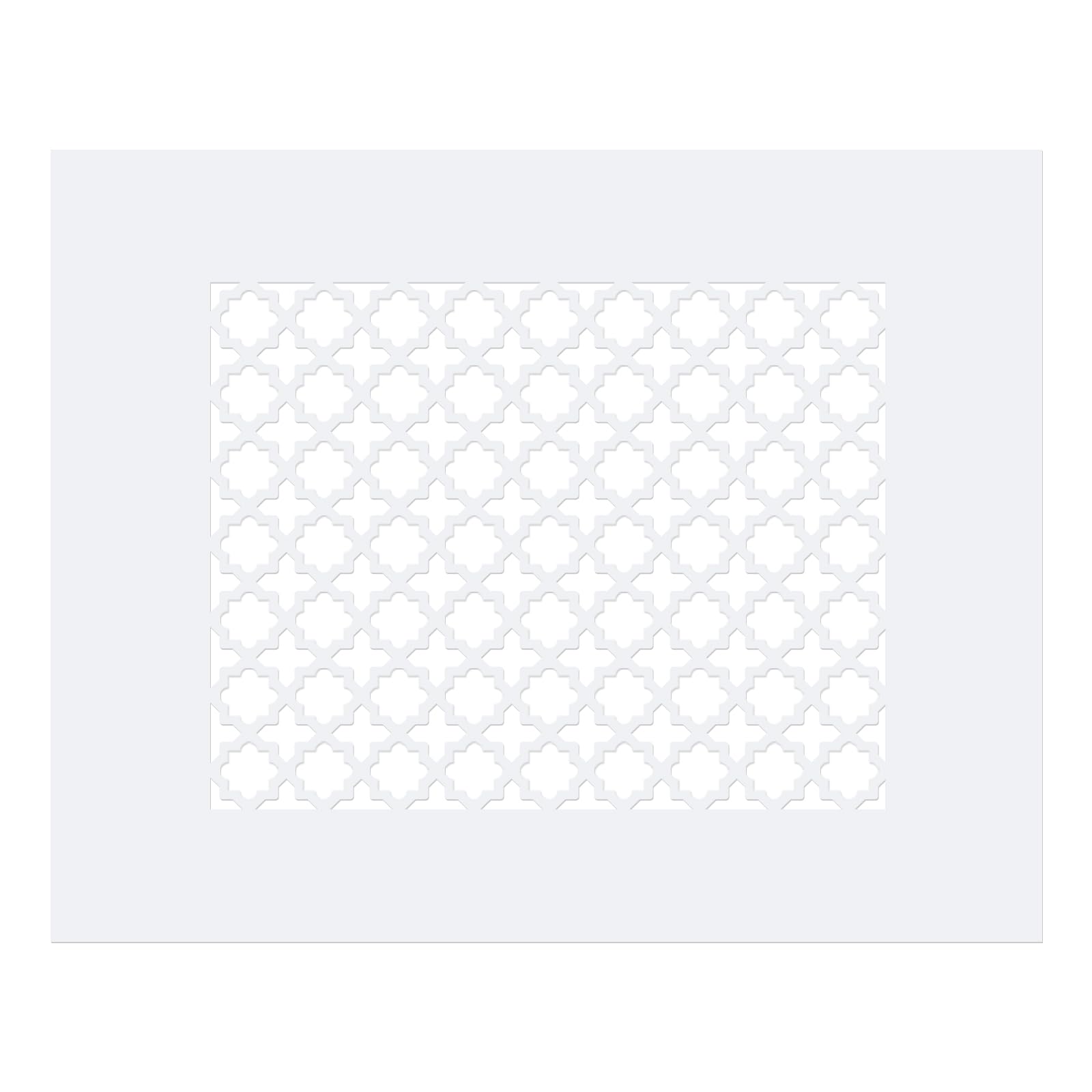 PATIKIL Air Vent Cover Grille for 7.5"x5.5" Duct Opening, Acrylic Glass (PMMA) Decorative Wall Ceiling Hole Cover Register for Home Ventilation Decor