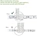 LightingWill 10pcs Pack Strip to Strip Unwired Gapless Solderless Snap Down 2 Conductor LED Strip Connector for 10mm Wide 5050 5630 Single Color Flex LED Strips