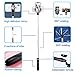 SelfieCom Bluetooth Selfie Stick Tripod with Mirror Extendable Monopod with Mirror and Wireless Remote and Tripod Stand for iPhone X/iPhone 8/8 Plus/iPhone 7/iPhone 7 Plus/Huawei/Samsung/Google