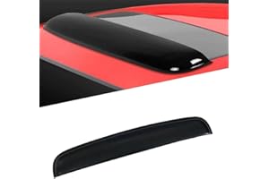 Puermto 34inch 880mm Universal Sun roof Wind Deflector, 1pc Dark Smoke Auto Moonroof Window Visor for Deflecting Rain, Noise and Windy Weather with Waterproof Double Side Tape RN88