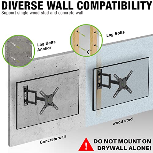 USX MOUNT Full Motion TV Monitor Wall Mount for Most 1342 inch Flat