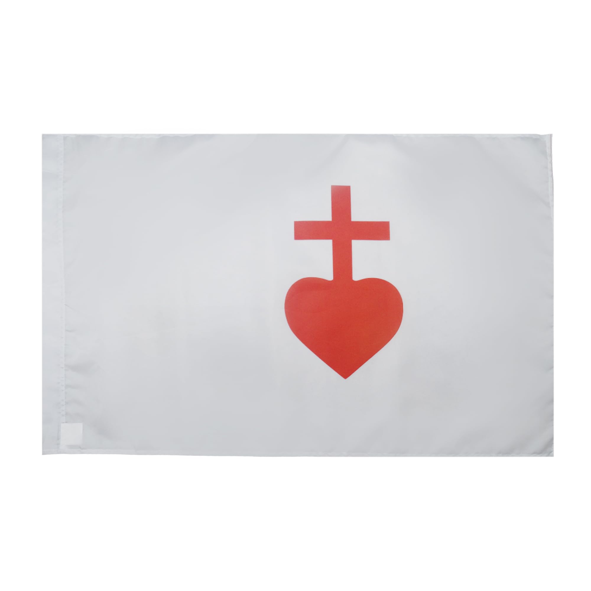 AZ FLAG - Sacred Heart of Jesus Flag - 2x3 Ft - catholic Banner with Sleeve - 100% Polyester - Fade Resistant - Vivid Colors - 2' x 3' Feet - 90x60 Cm