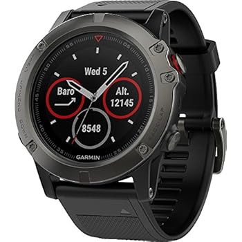 Garmin Fenix 5X Sapphire - Slate Gray with Black Band