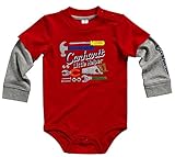 Carhartt Baby Boys' Little Helper Bodyshirt, Dark Red, 9 Months